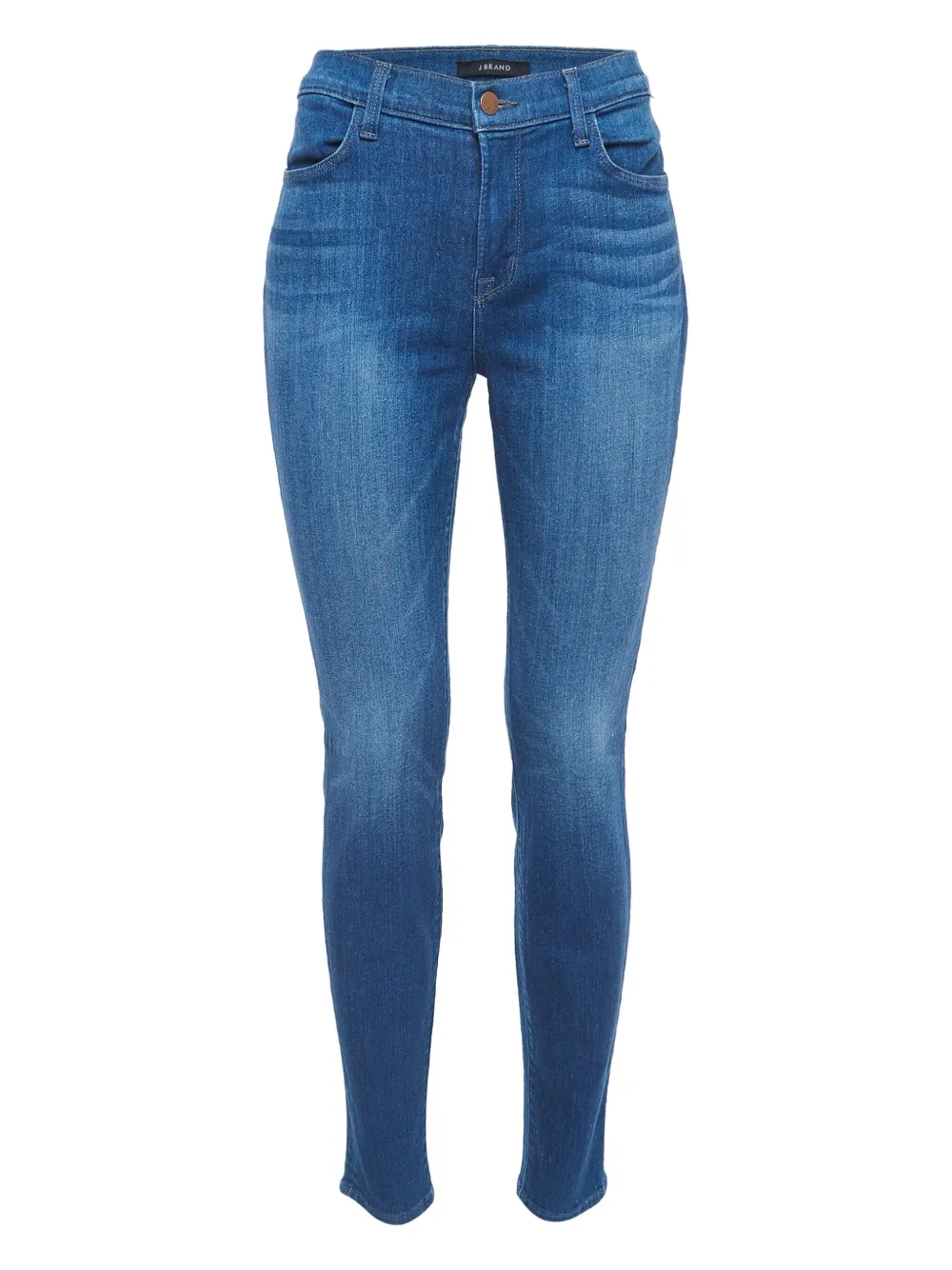 button-fastening jeans