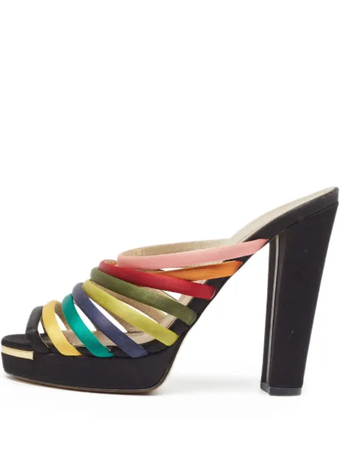 Fendi Pre-Owned Sandalen aus Satin