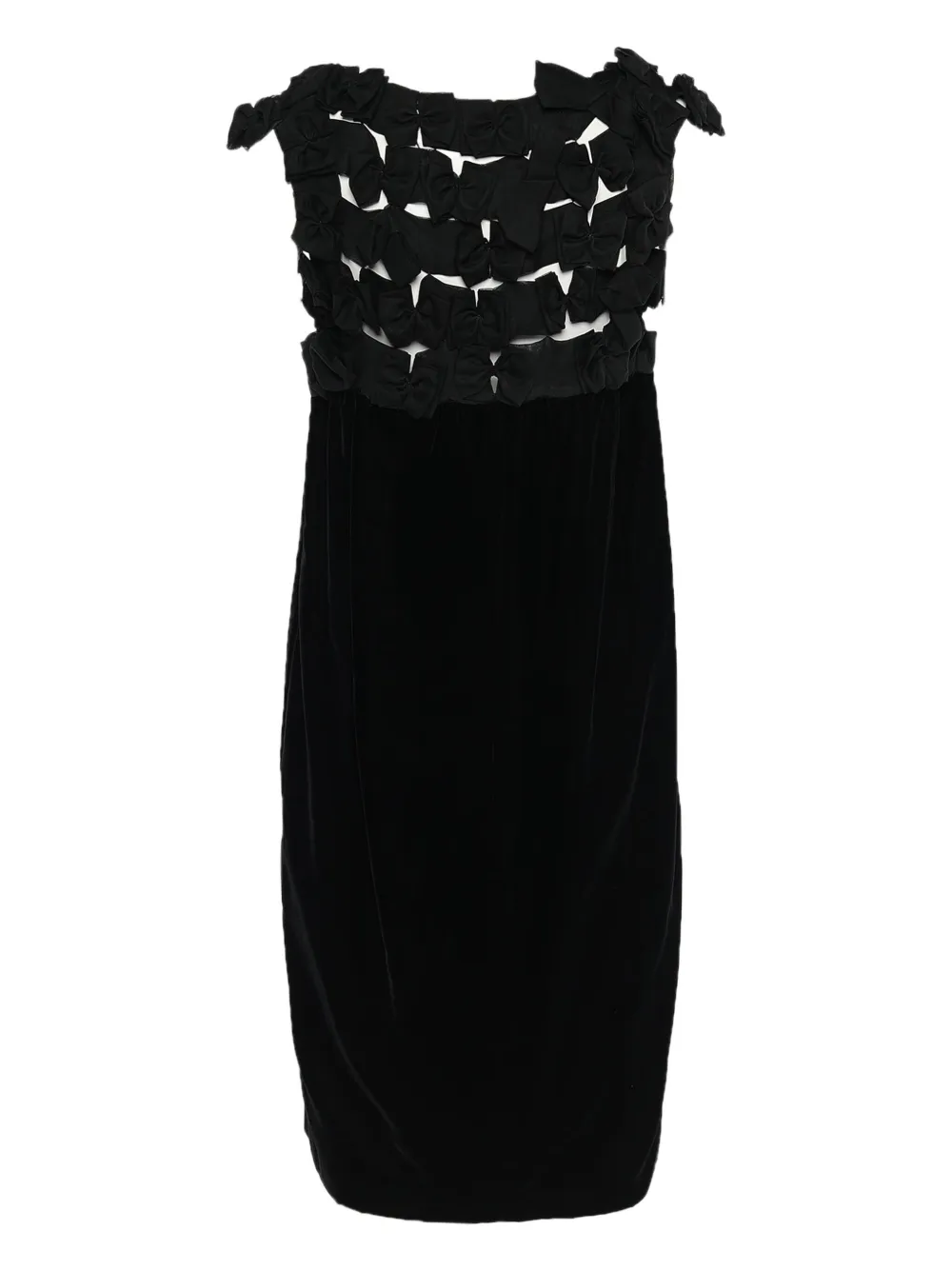 Saint Laurent Pre-Owned vestido con aplique de moño | Image 2