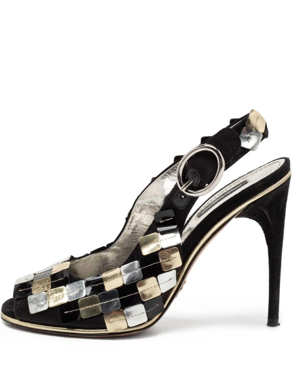 Dolce & Gabbana Pre-Owned 110mm leather sandals | Black | Image 1