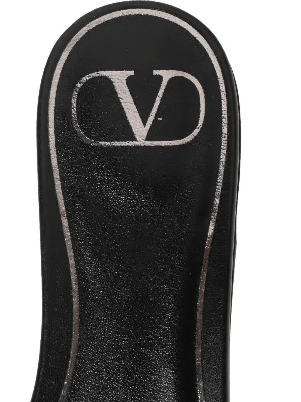 Valentino Garavani Pre-Owned Atelier 03 Rose Sandals | Black