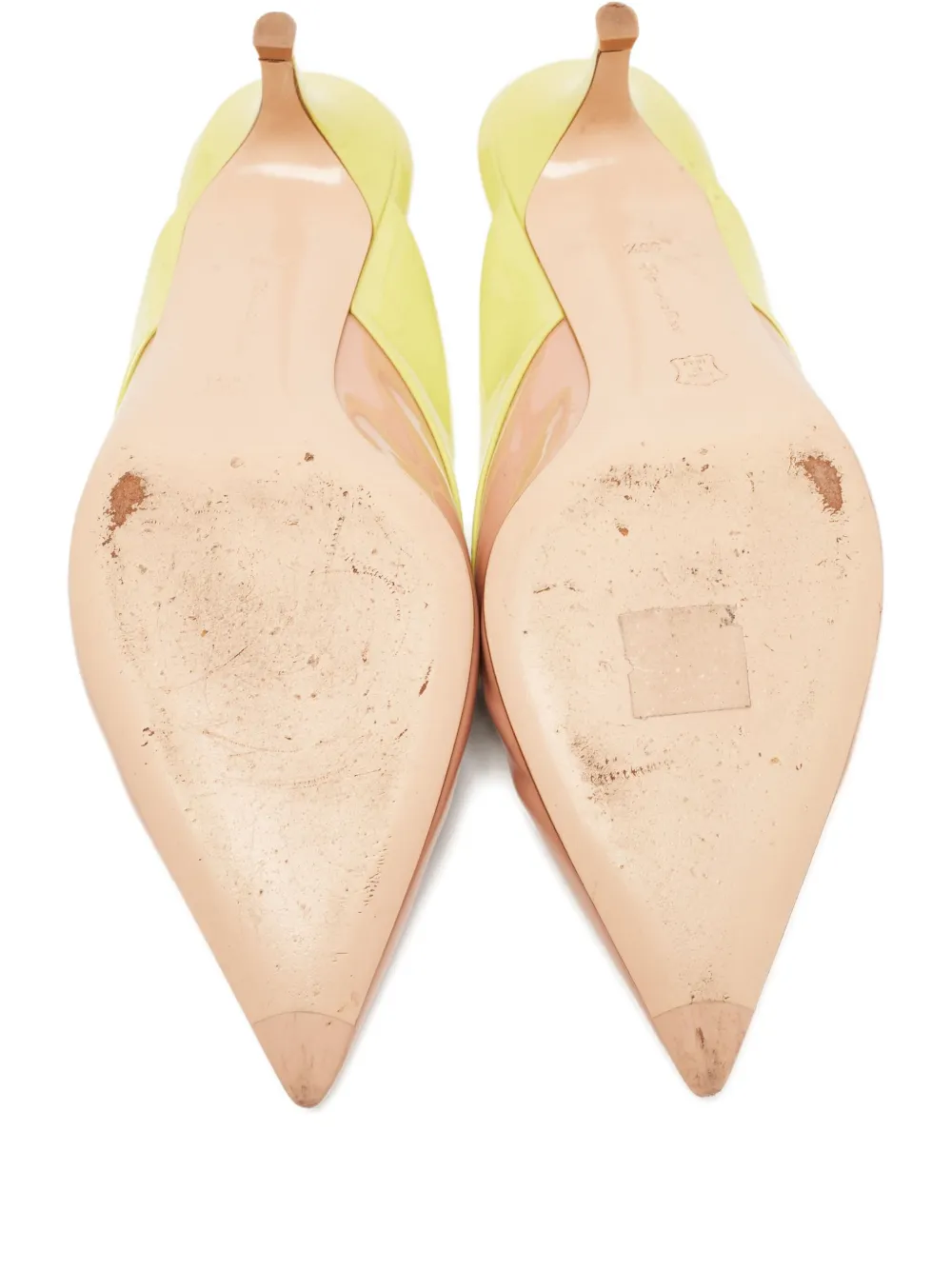 Gianvito Rossi pointed-toe mules | Neutrals | Image 1