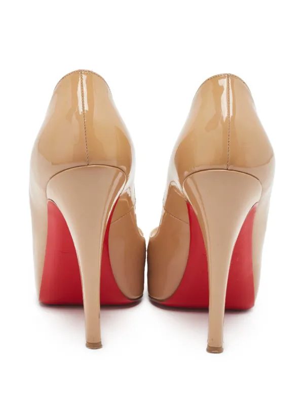Christian Louboutin Pre-Owned New Very Prive 120mm エナメル Christian Louboutin Pre-Owned New Very Prive 120mm エナメル