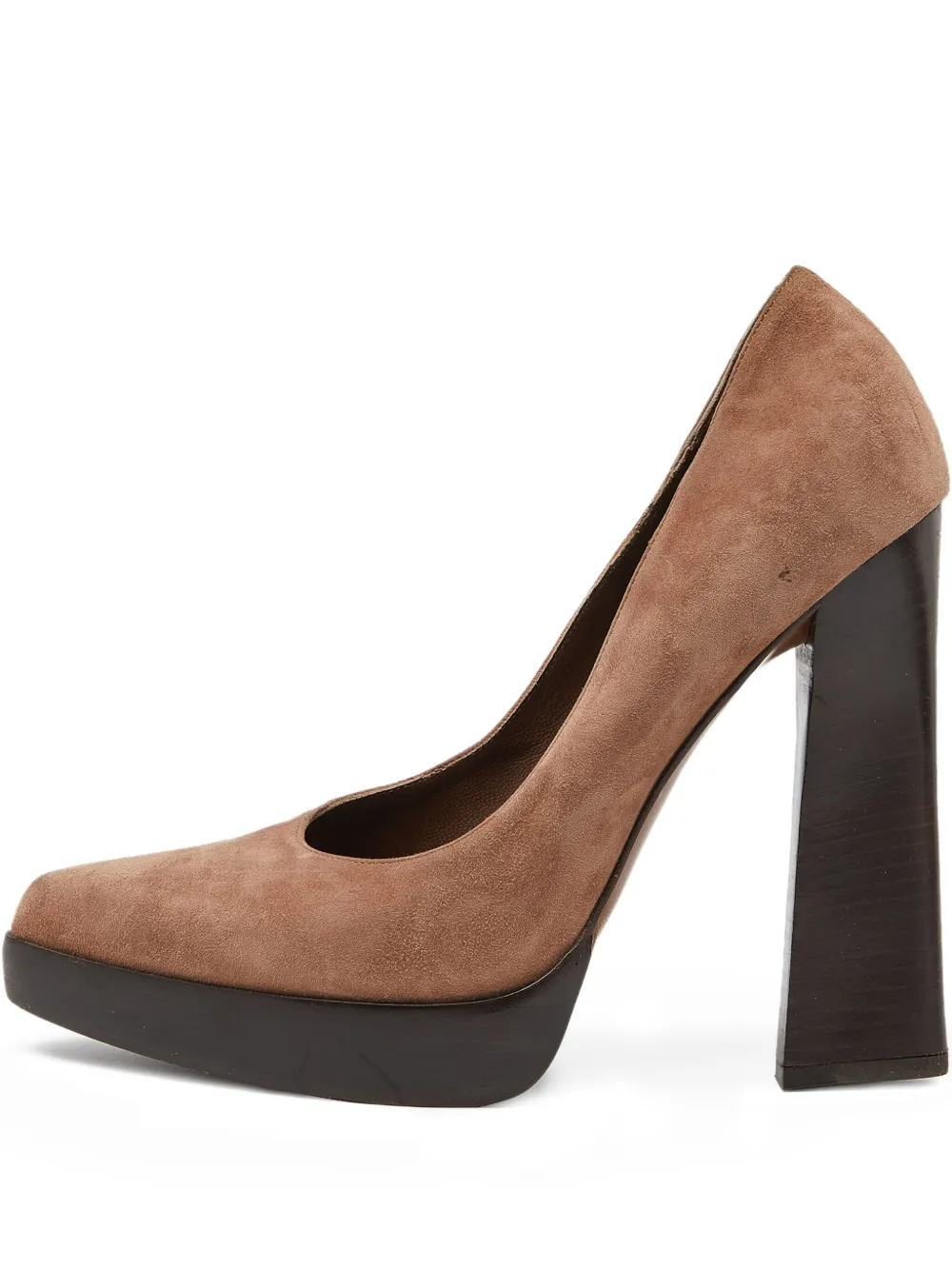 Marni Pre-Owned 130mm suede pumps | Brown | Image 1