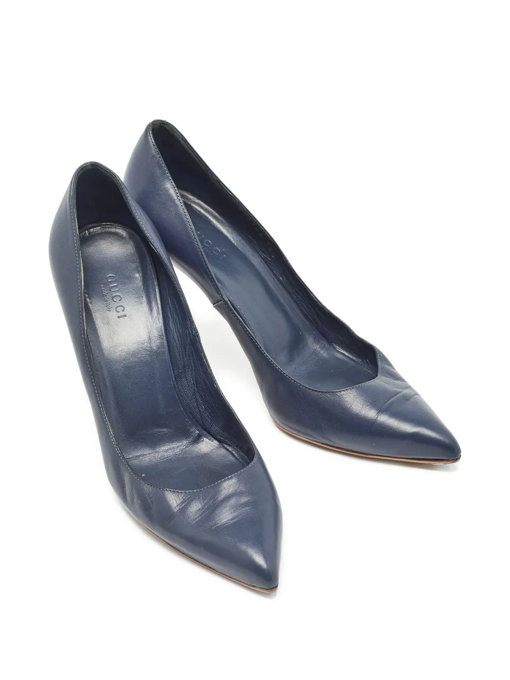 Gucci Pre-Owned Leren pumps - Blauw
