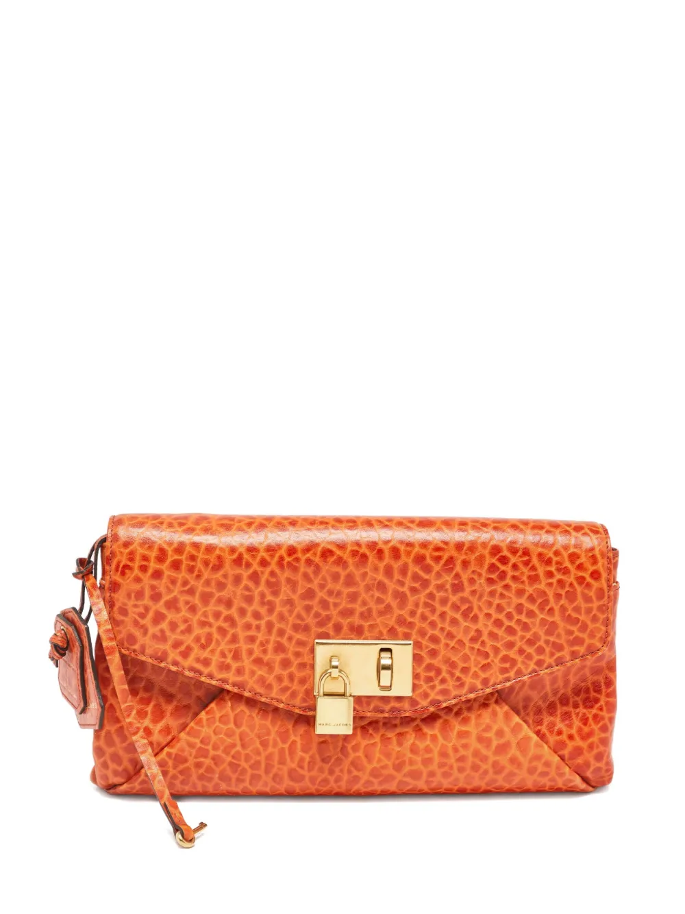 Marc Jacobs Vintage pre-owned Flap Lock clutch bag | Orange | Image 1