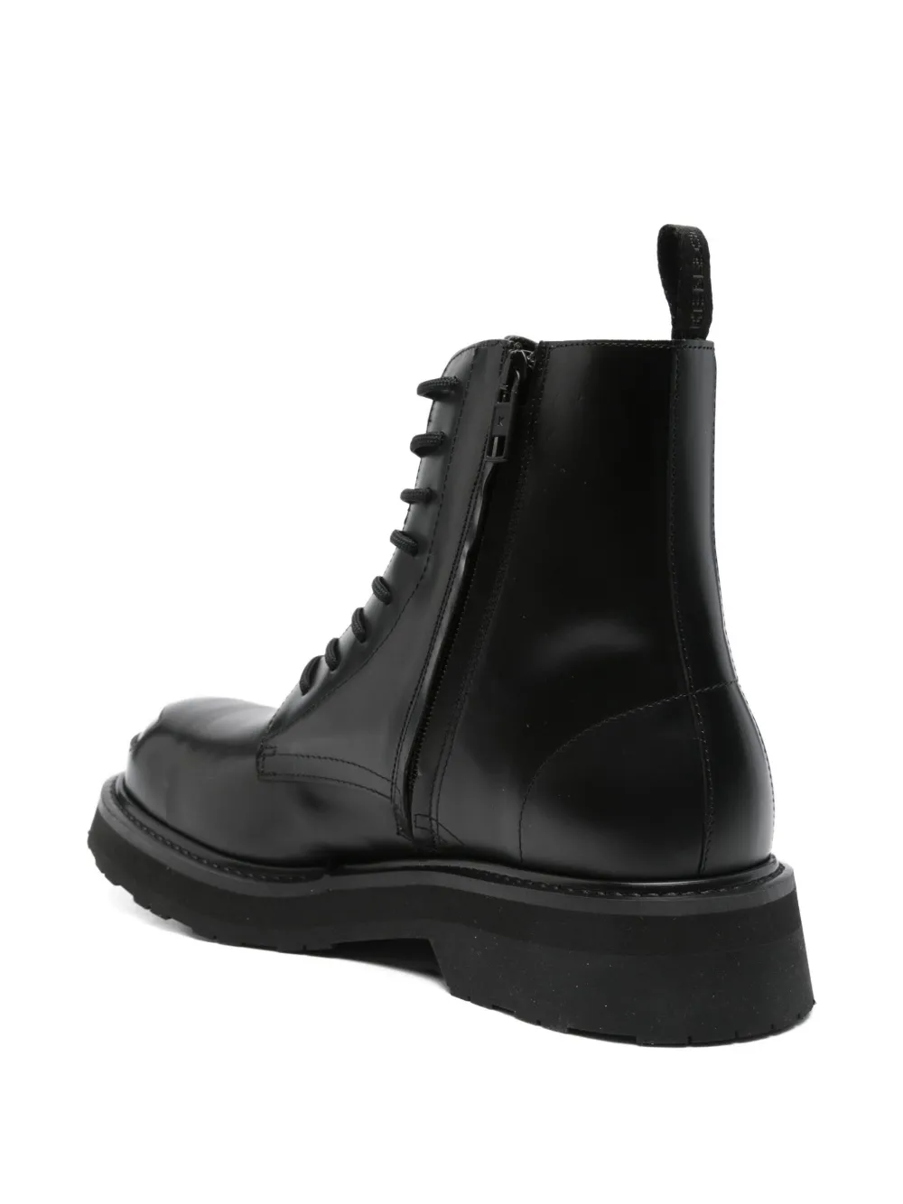 Kenzo lace-up leather boots Black