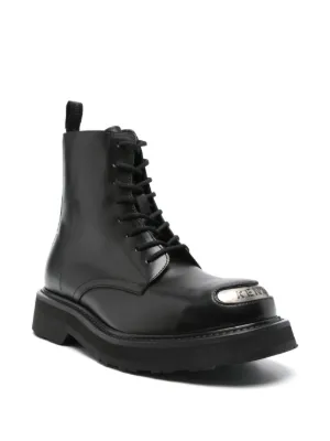 KENZOブーツ KENZO Ukio' leather lace up boots | KENZO