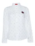 Carolina Herrera Vintage 2024 polka-dot shirt - White