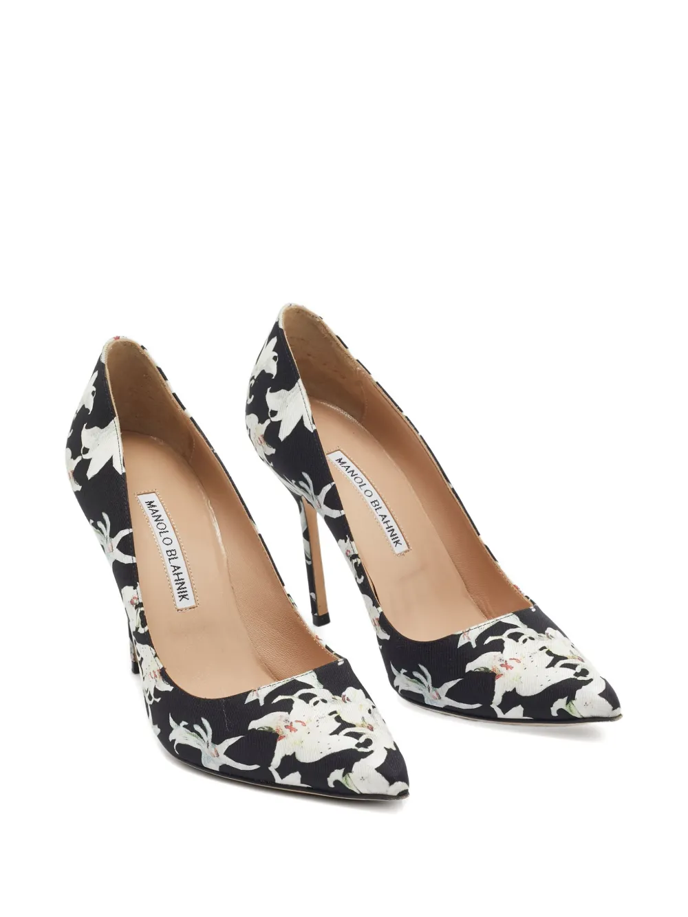Manolo Blahnik 2024 100mm satin pumps | Image 2