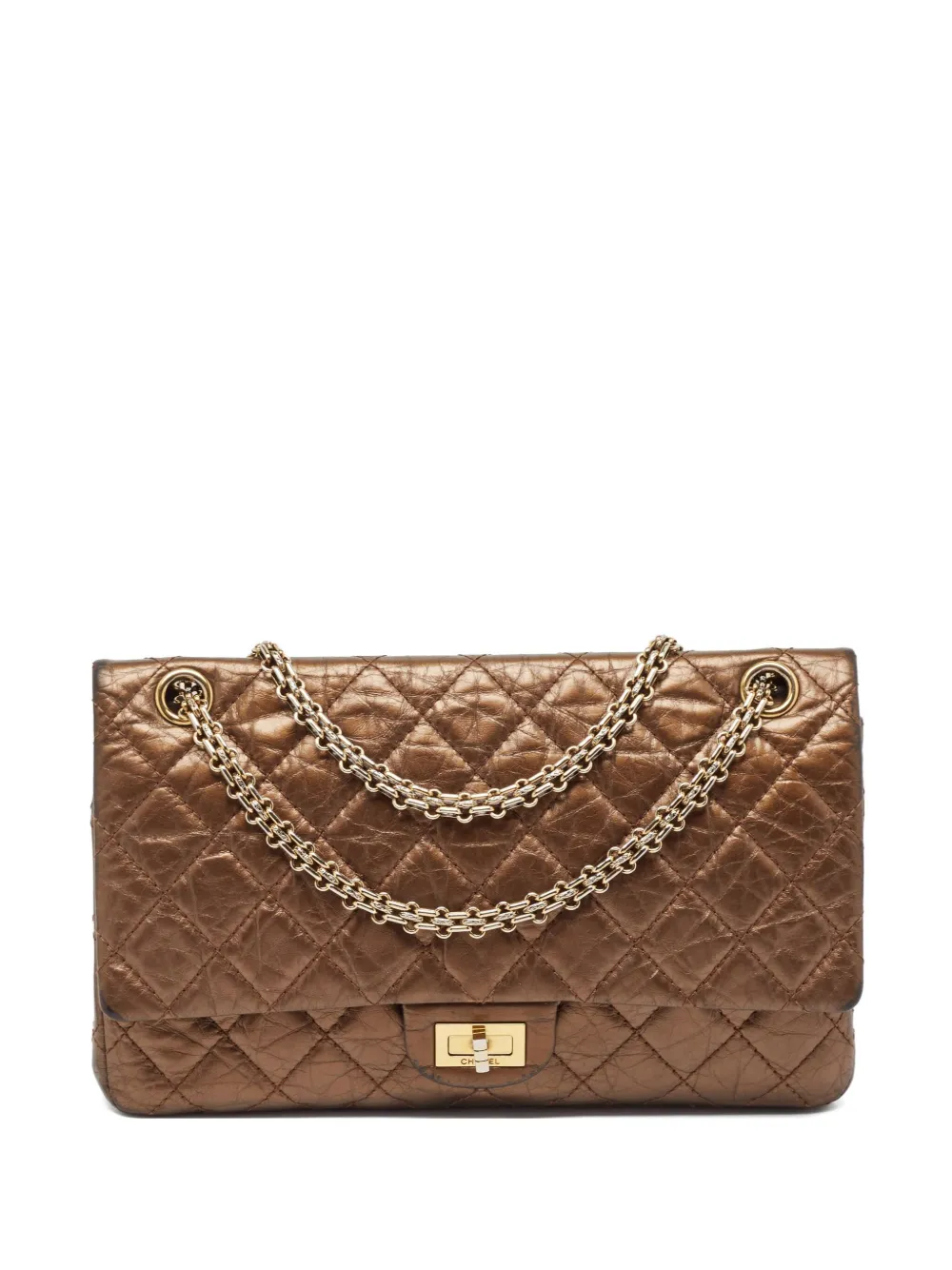 CHANEL Pre-Owned 226 リイシュー 2.55 フラップ ショルダーバッグ - ブラウン CHANEL Pre-Owned 226 リイシュー 2.55 フラップ ショルダーバッグ - ブラウン