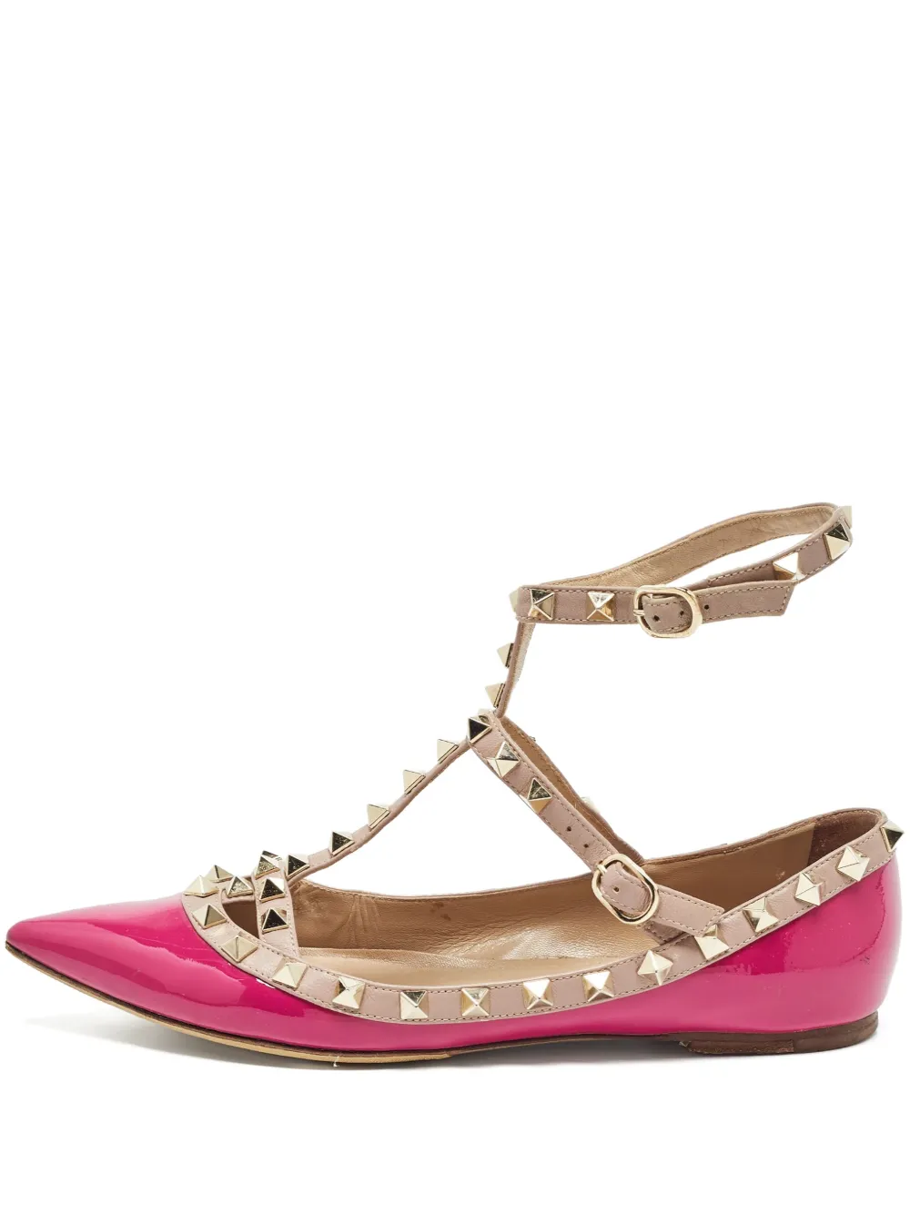 Valentino Garavani Pre-Owned 2023 Rockstud ballet flats | Pink | Image 1