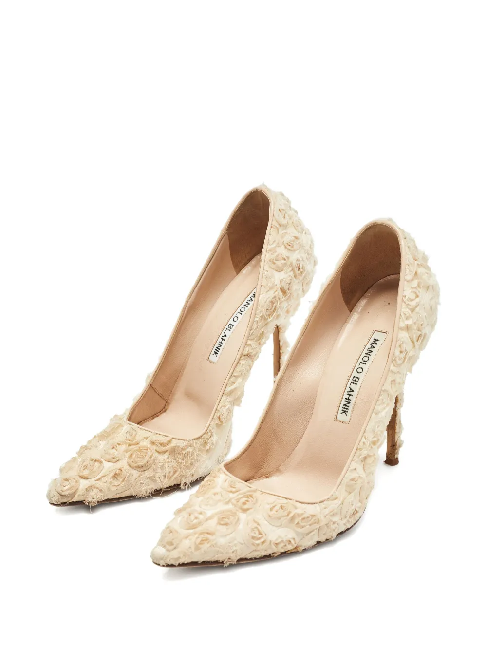 Manolo Blahnik escarpins à fleurs 110 mm | Image 2