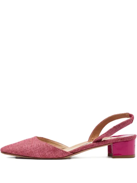 Manolo Blahnik pre-owned 35mm slingback pointed-toe pumps