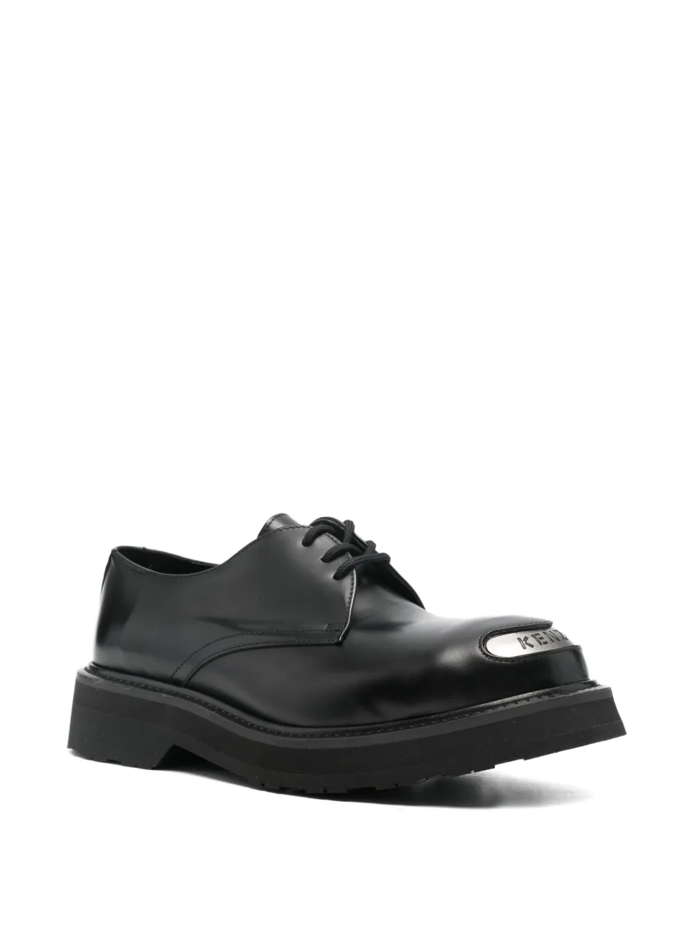 Kenzo leather lace-up shoes Black