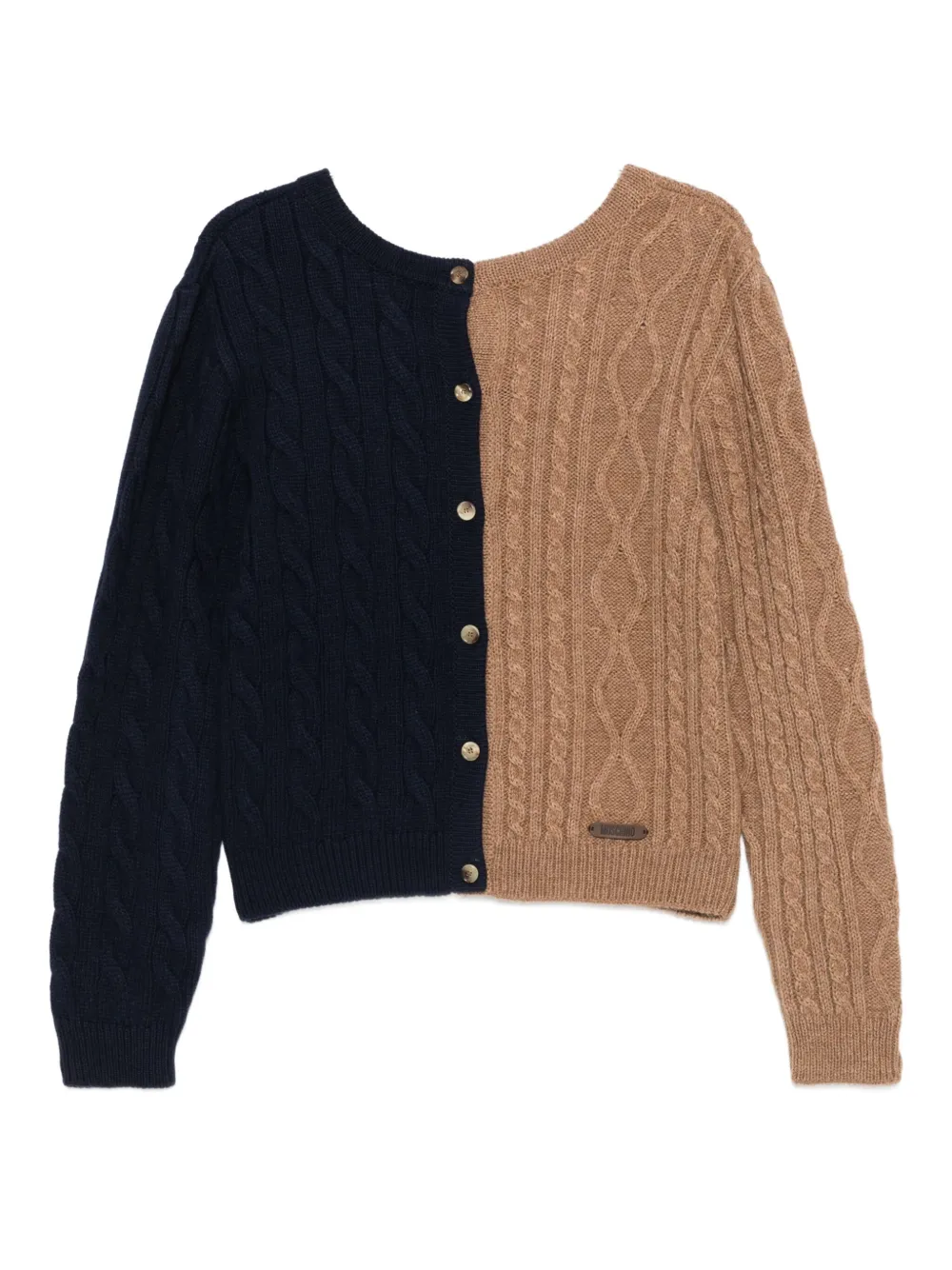 Moschino cable-knit cardigan | Brown | Image 1