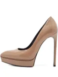 Saint Laurent Pre-Owned platform stiletto heels - Brown