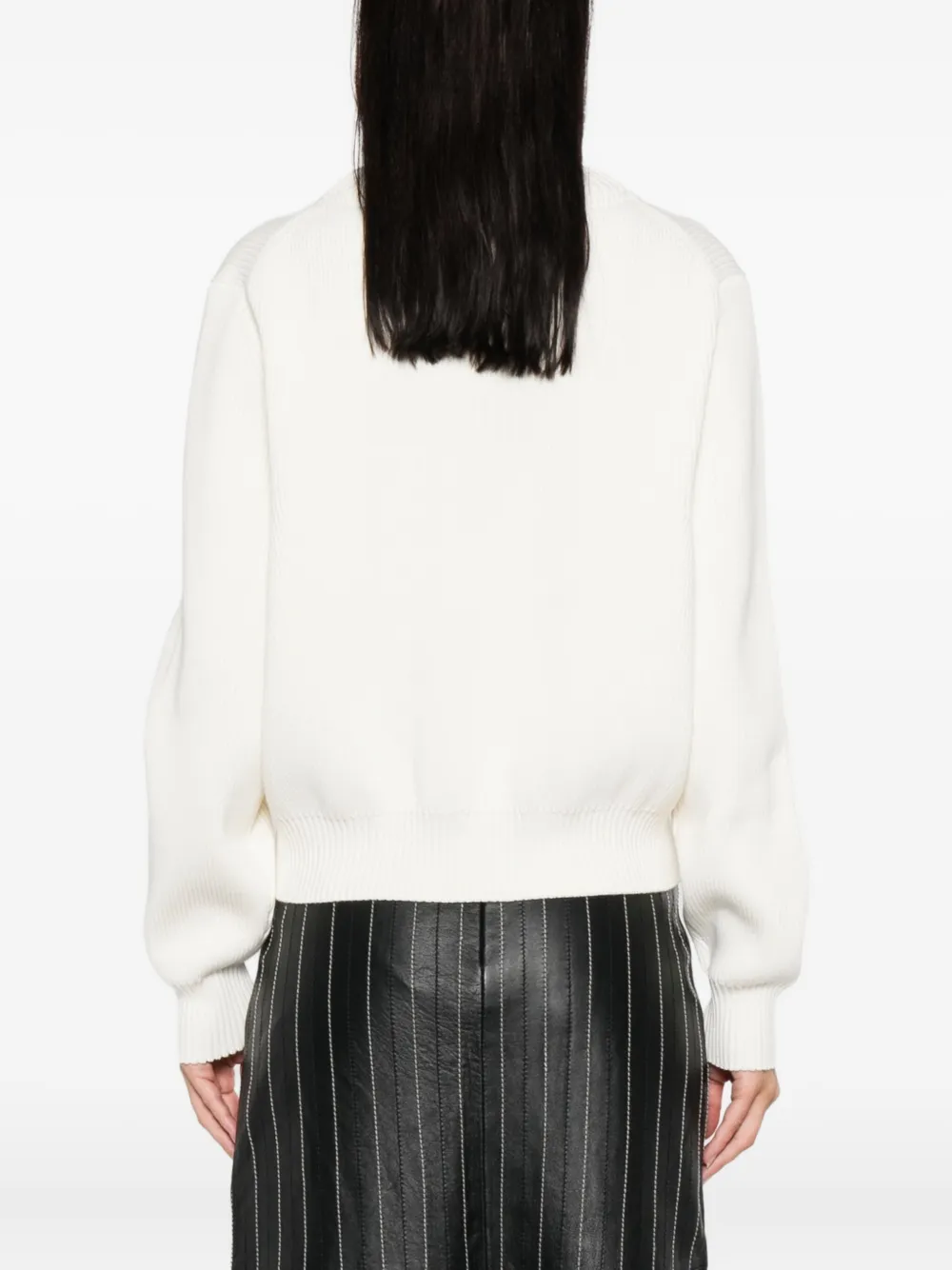 Victoria Beckham V-neck sweater Wit