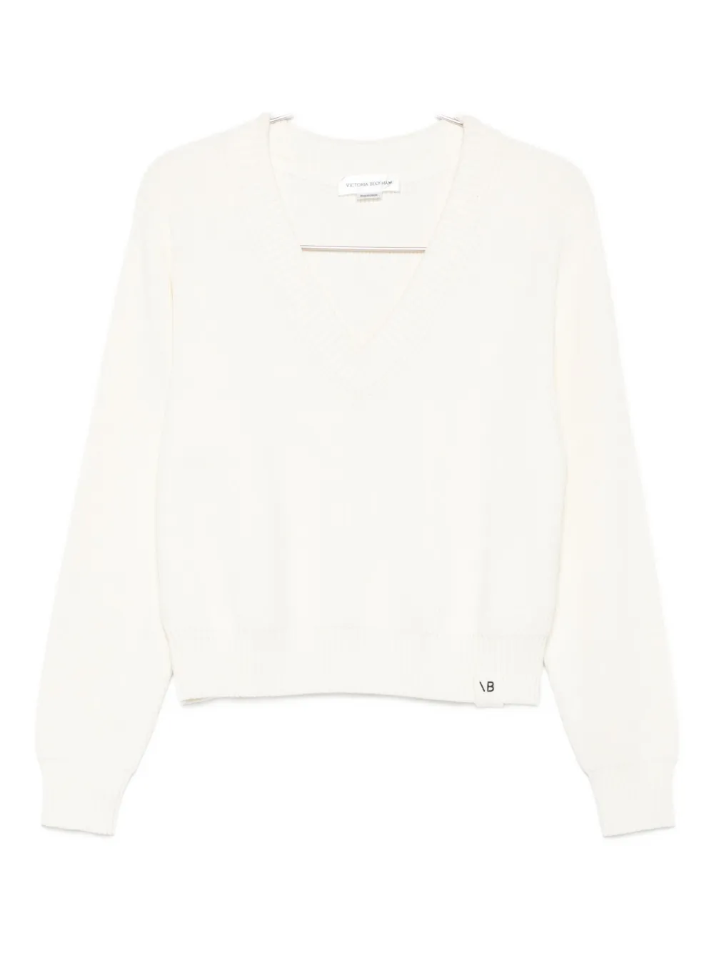 Victoria Beckham V-neck sweater Wit