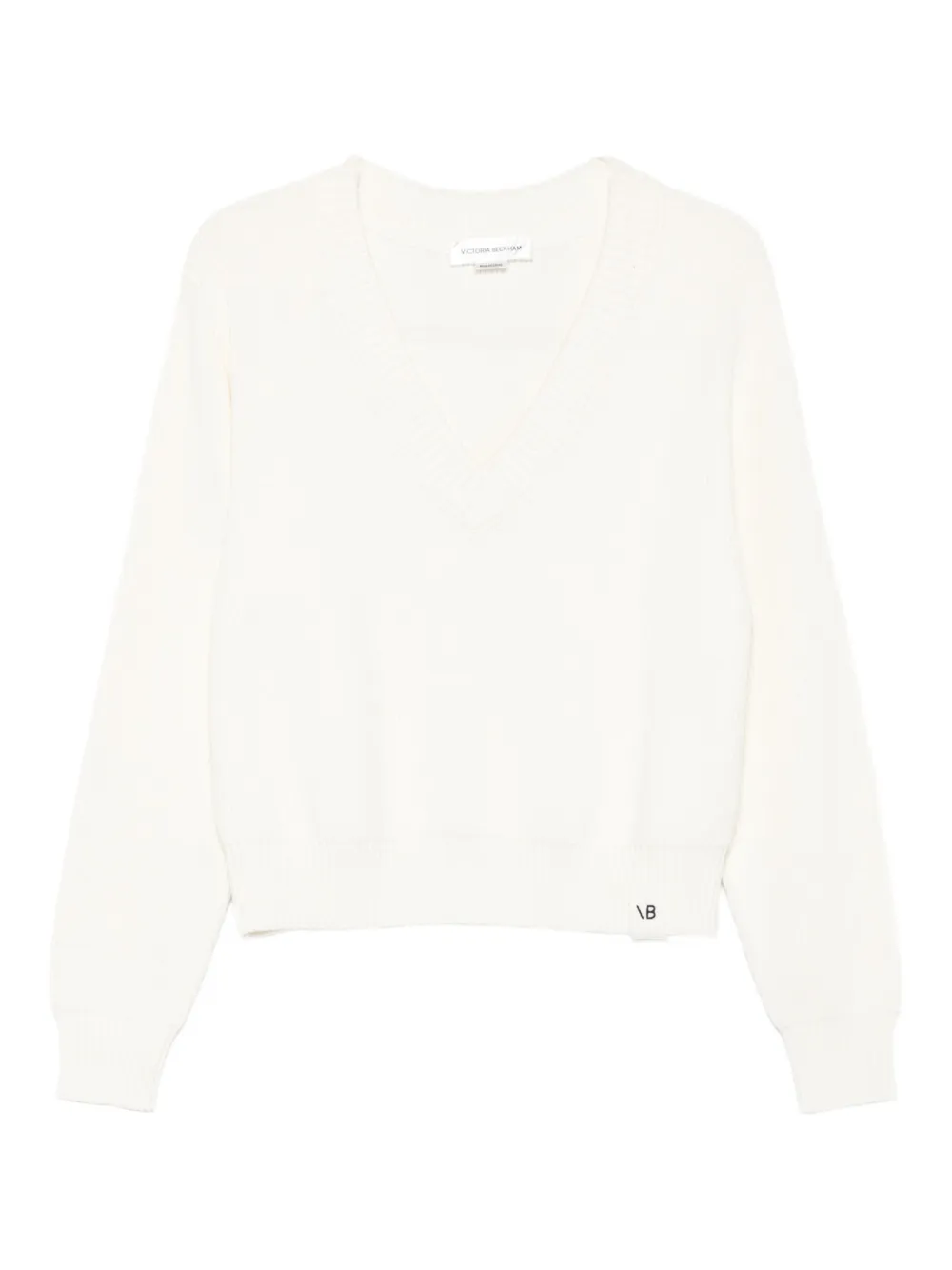 Victoria Beckham V-neck sweater Wit