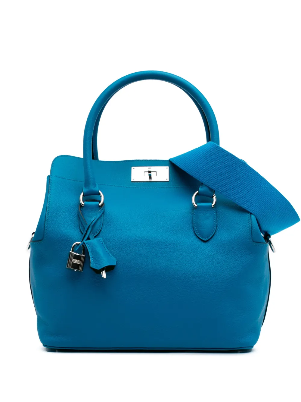 Hermès Pre-Owned 2016 Evercolor Toolbox 26 satchel | Blue | Image 1