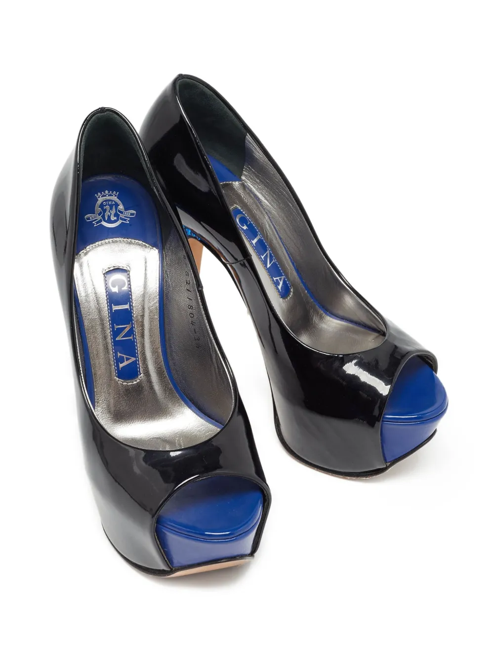 Gina pre-owned 140mm leather pumps | Image 2