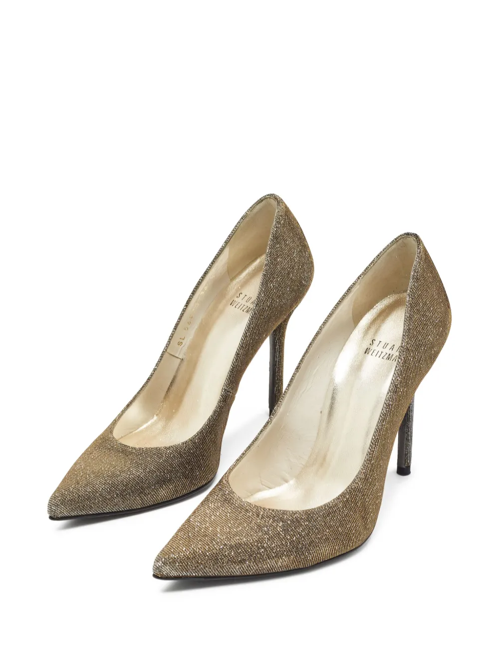Stuart Weitzman metallic heeled pumps | Image 2