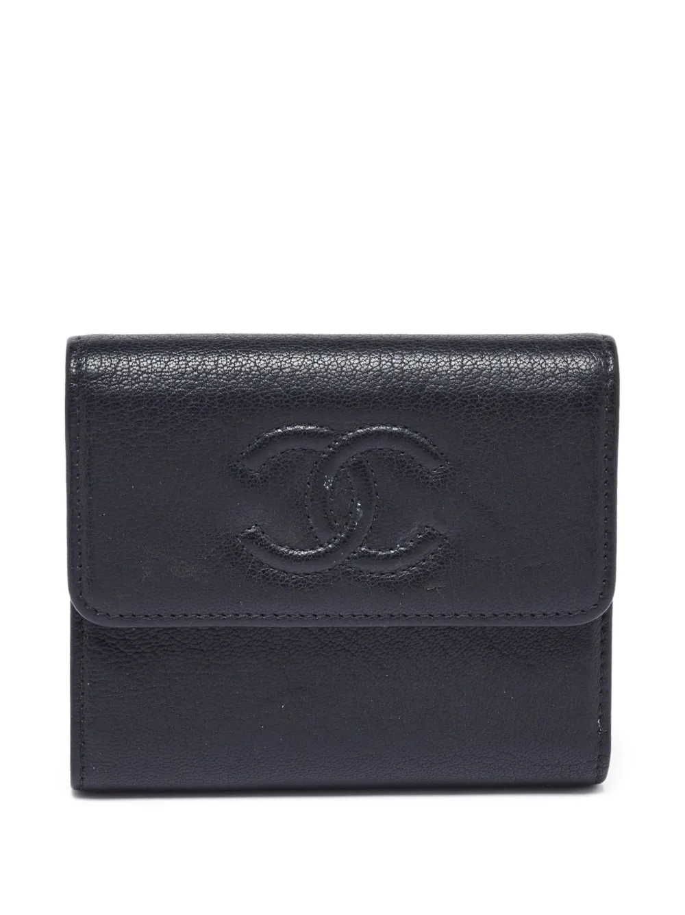 CHANEL Pre-Owned cartera con logo CC | negro | Image 1