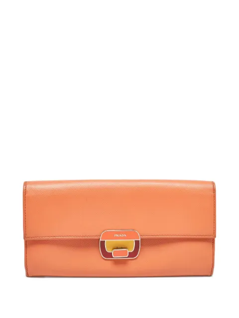 Prada Pre-Owned logo-plaque wallet