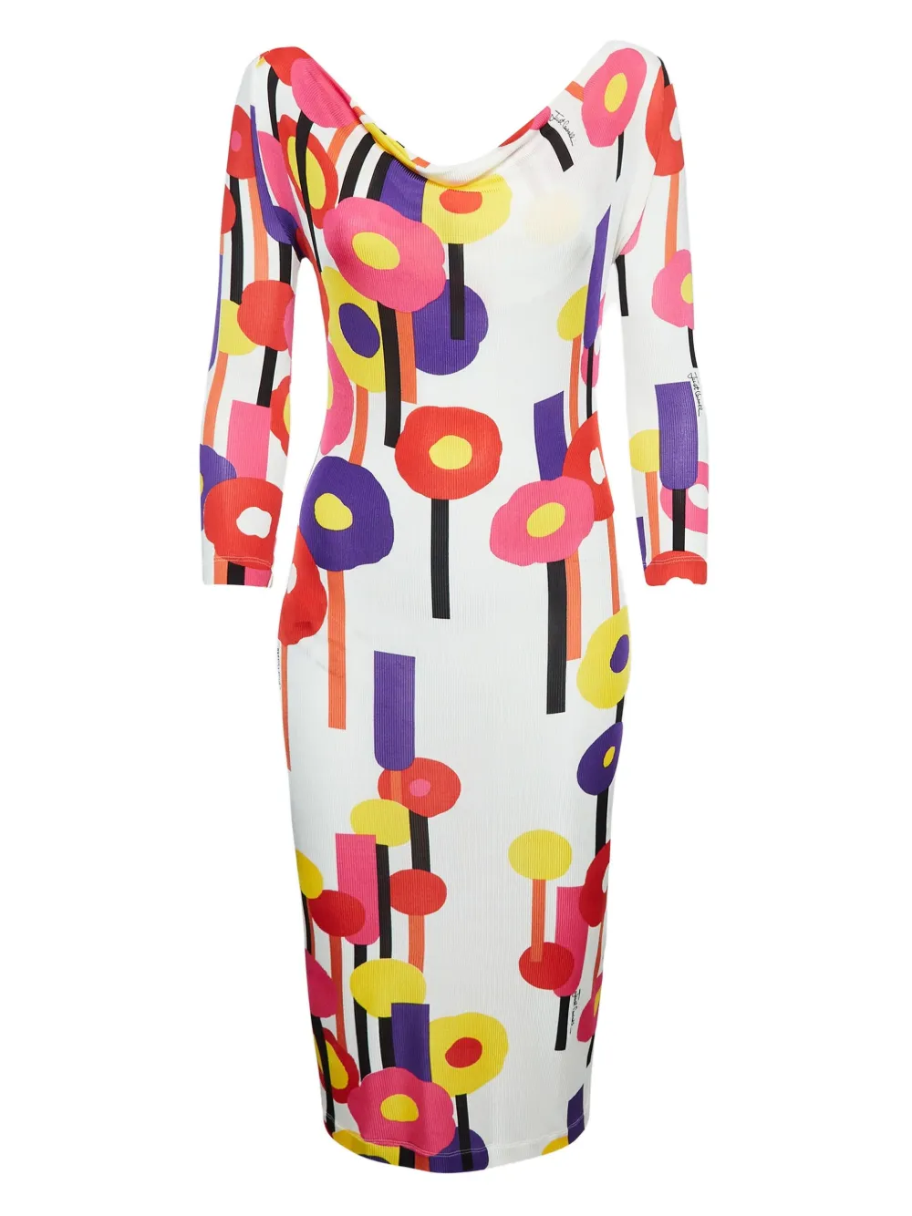 Just Cavalli Vintage Abito midi a fiori Pre-owned | bianco | Image 1