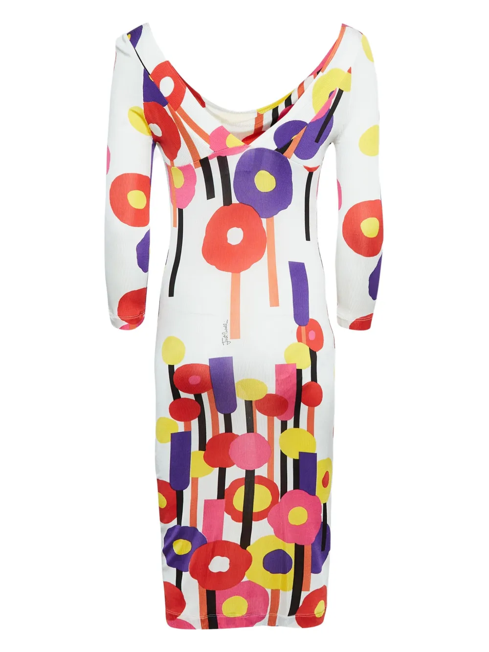 Just Cavalli Vintage Abito midi a fiori Pre-owned | Image 2