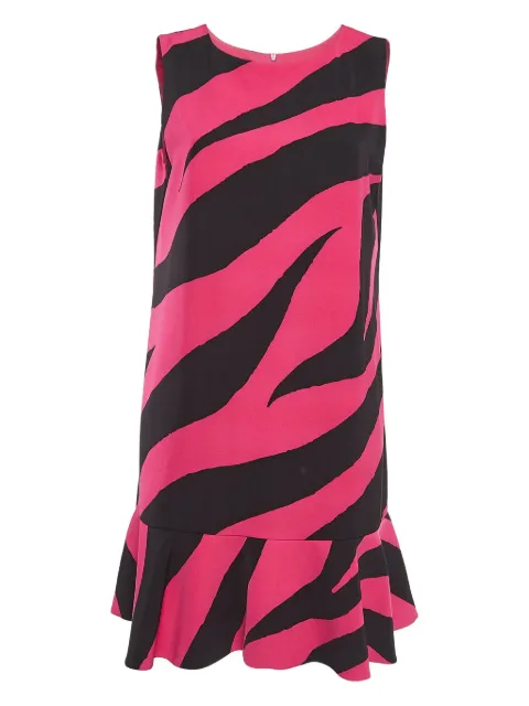 Moschino Pre-Owned zebra-print mini dress