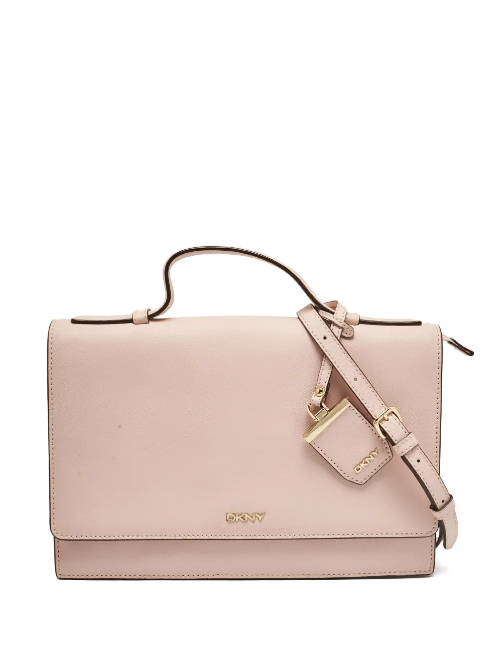 DKNY Vintage pre-owned leather two-way handbag | Pink | Image 1