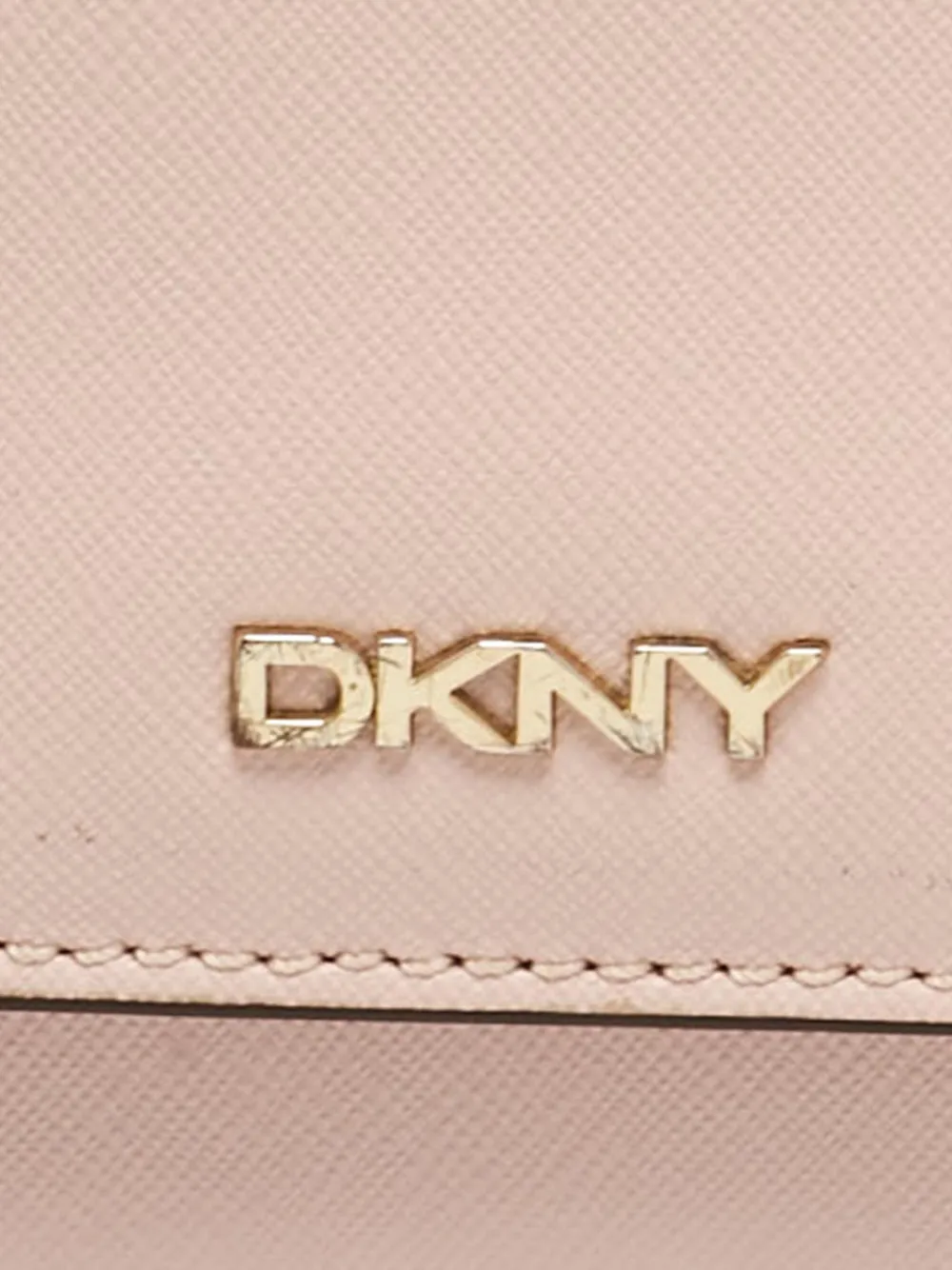 Pre-owned Dkny Vintage Leather Two-way Handbag