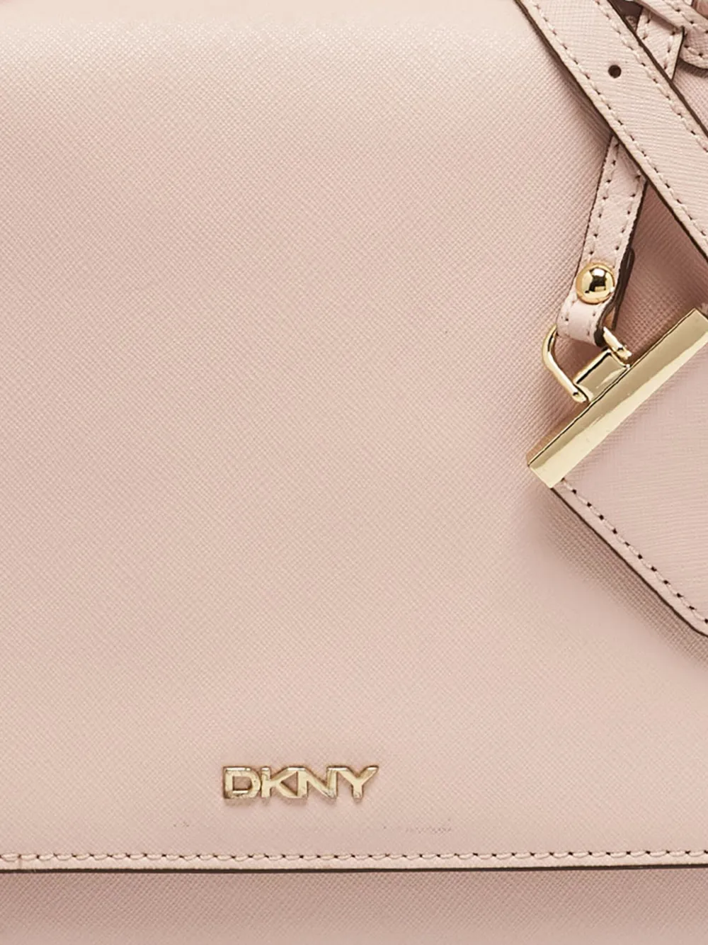 Pre-owned Dkny Vintage Leather Two-way Handbag