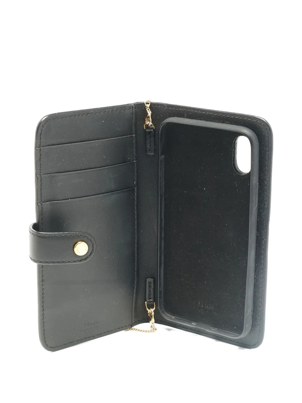 Pre-owned Fendi Zucca-monogram Phone Case