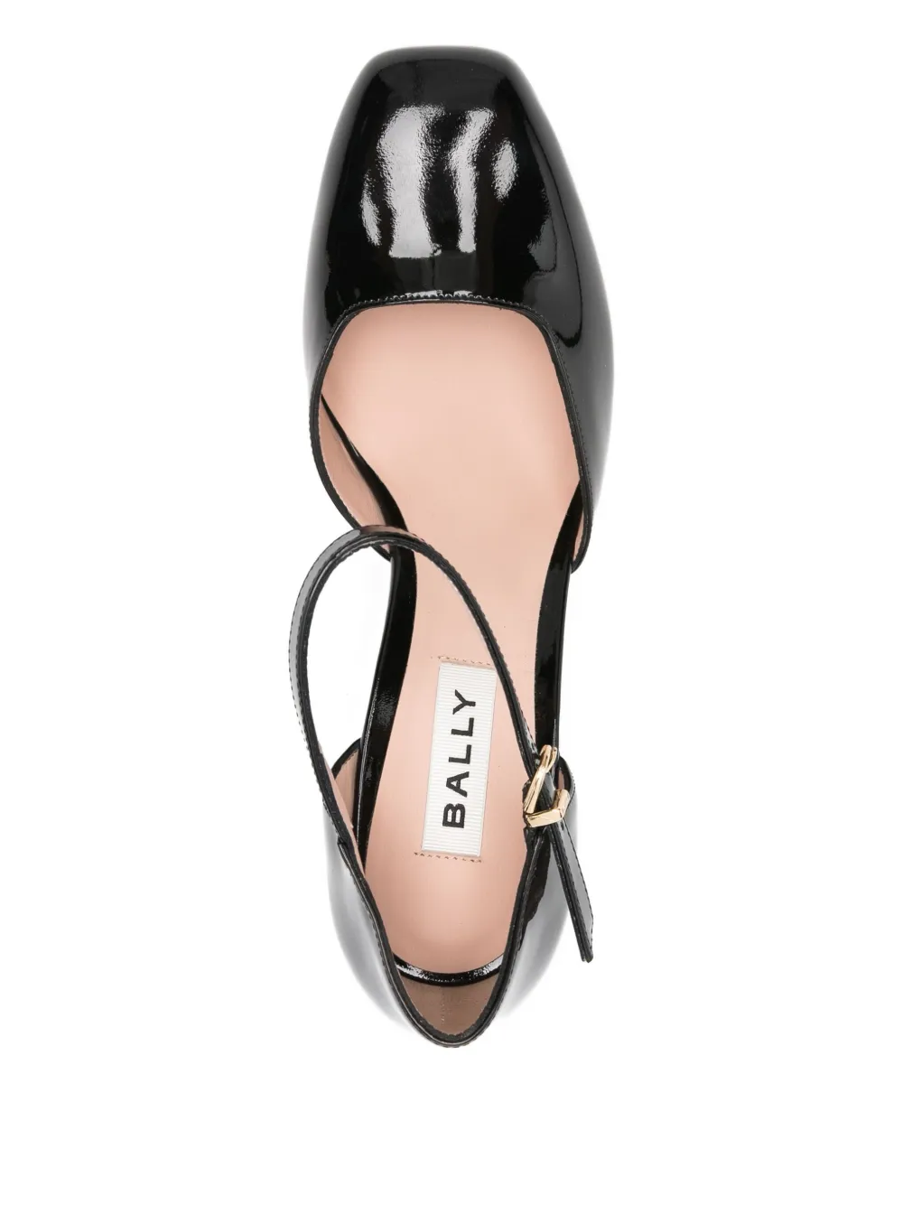 Bally Stylish Block Heel Closed Toe Pumps In Black