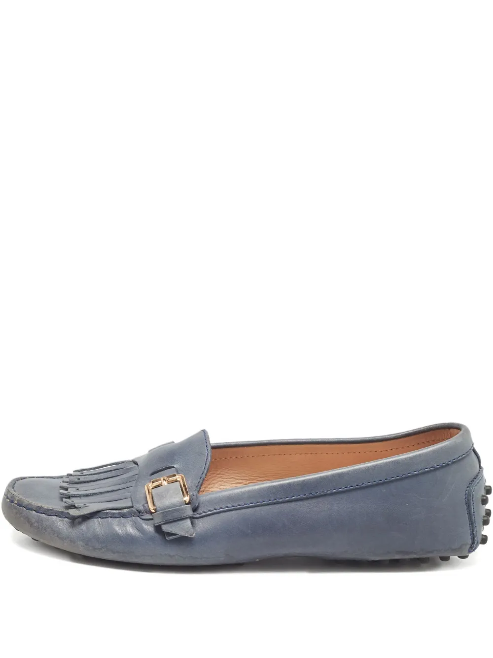 Tod's Vintage プレオウンド Gommino ローファー - ブルー Tod's Vintage プレオウンド Gommino ローファー - ブルー