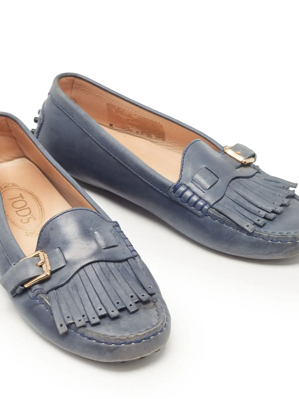 Tod's Vintage Pre-owned Gommino loafers - Blauw
