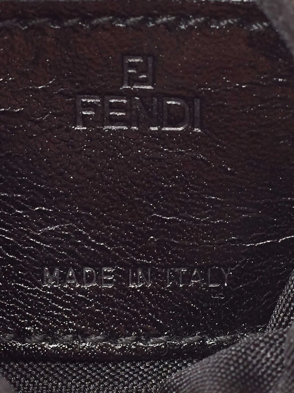 Pre-owned Fendi Zucchino-monogram Phone Case