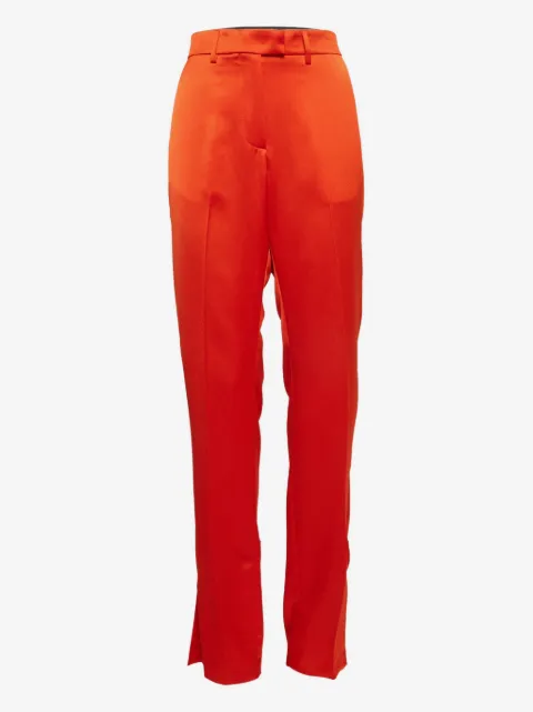MSGM pantalon à fentes latérales