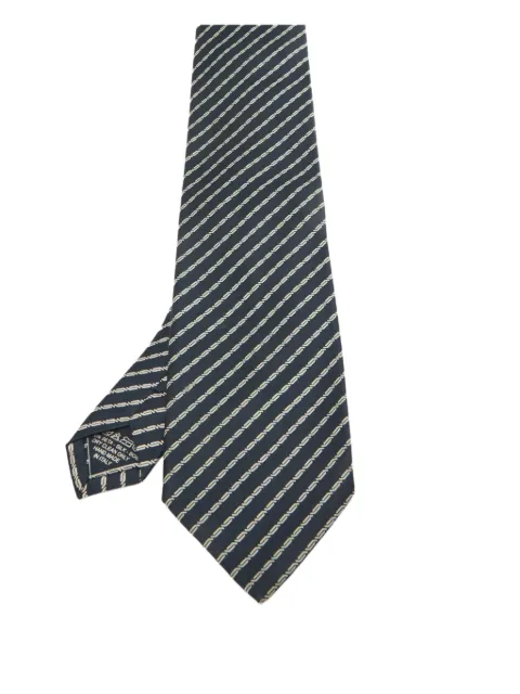 Brioni Vintage corbata de seda con motivo diagonal de archivo