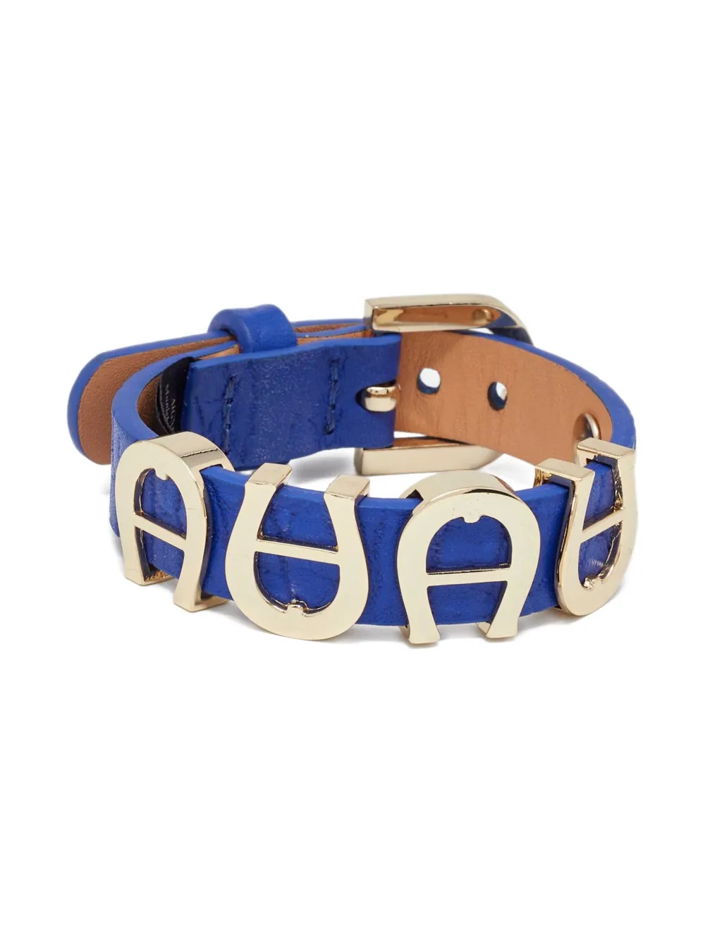 Aigner Vintage pulsera con aplique del logo | azul | Image 1