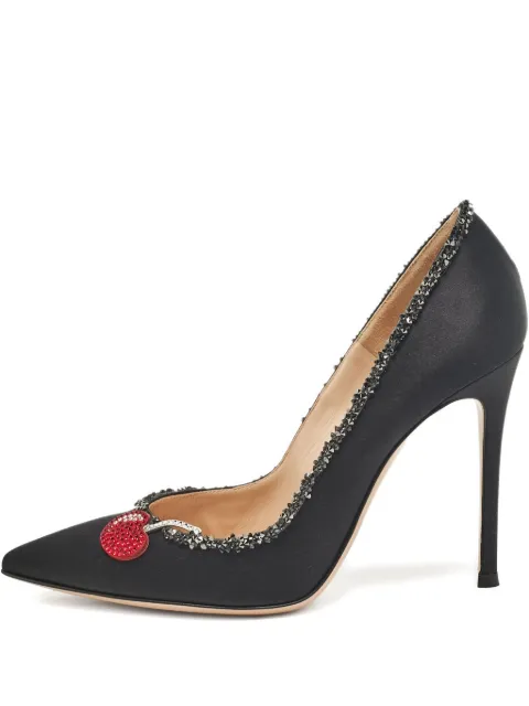 Gianvito Rossi zapatillas  con apliques y tacón de 110mm  de archivo