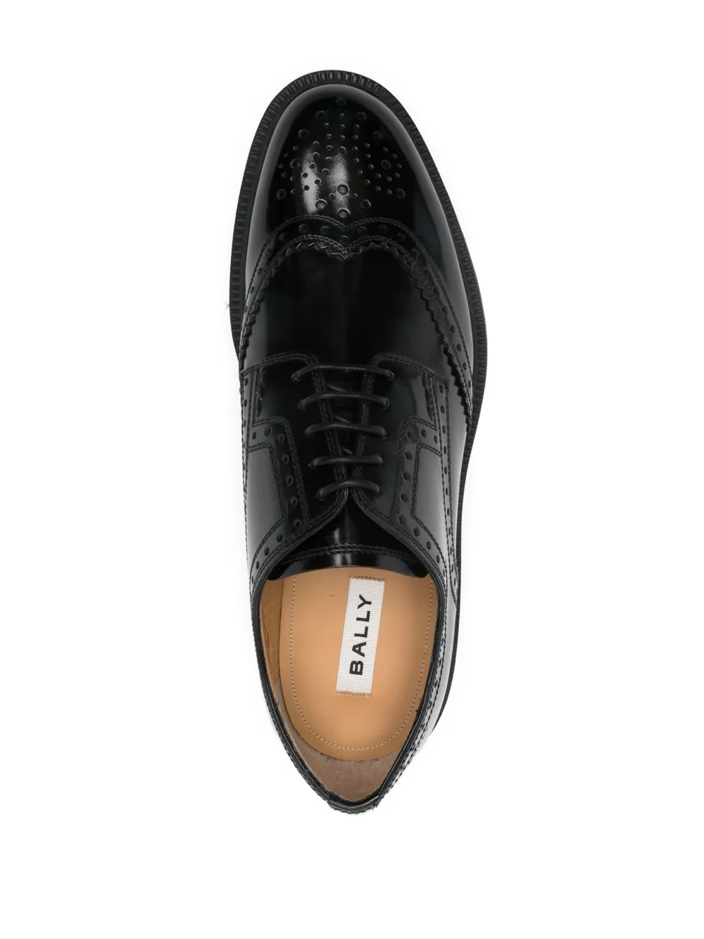 Bally Eduard leather lace-up derby shoes Black