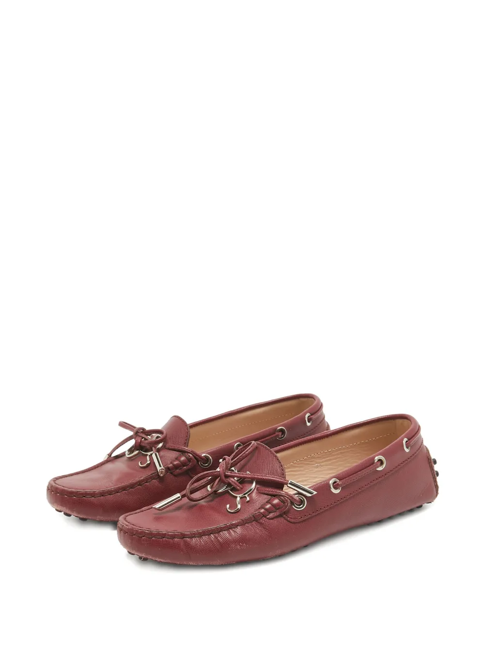 Tod's Vintage Pre-owned leren loafers - Rood