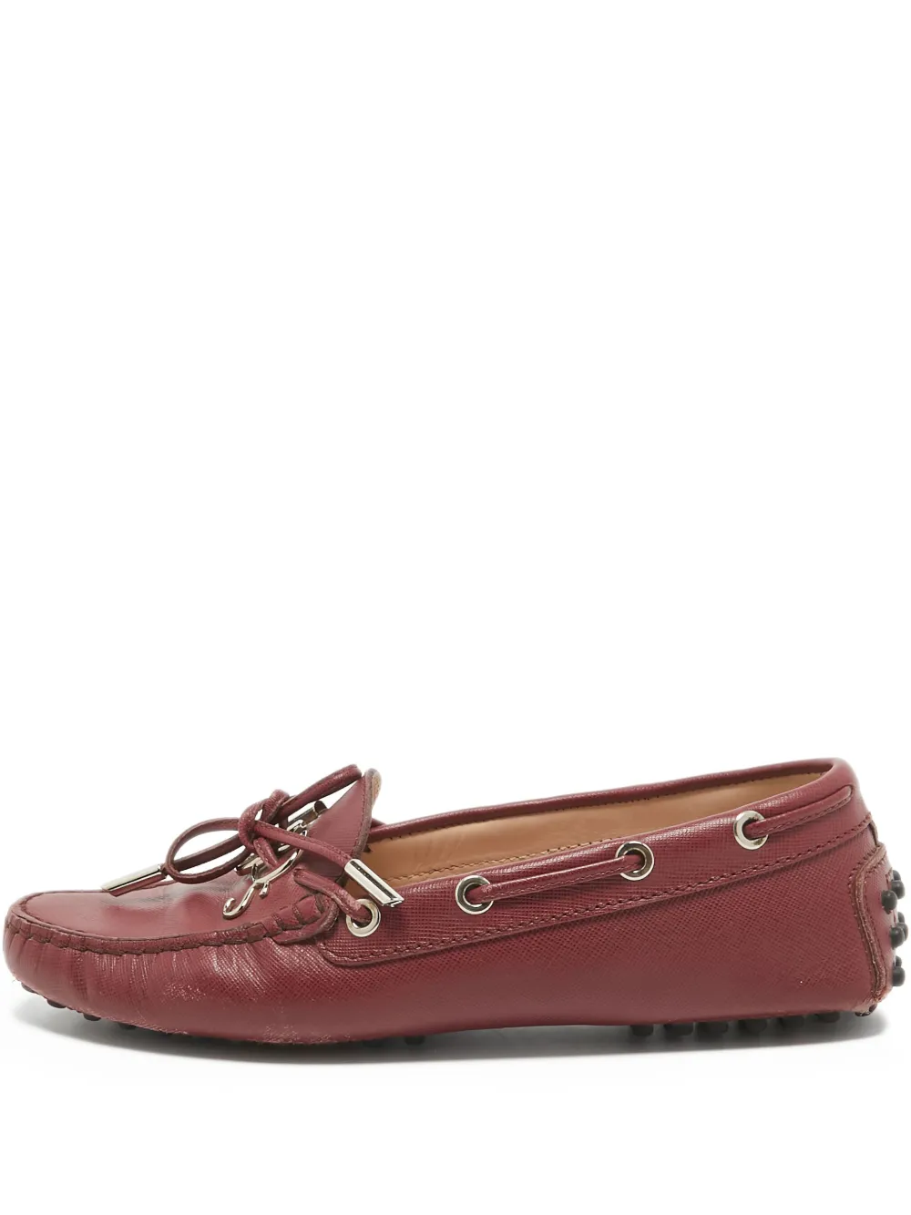 Tod's Vintage プレオウンド レザーローファー - レッド Tod's Vintage プレオウンド レザーローファー - レッド