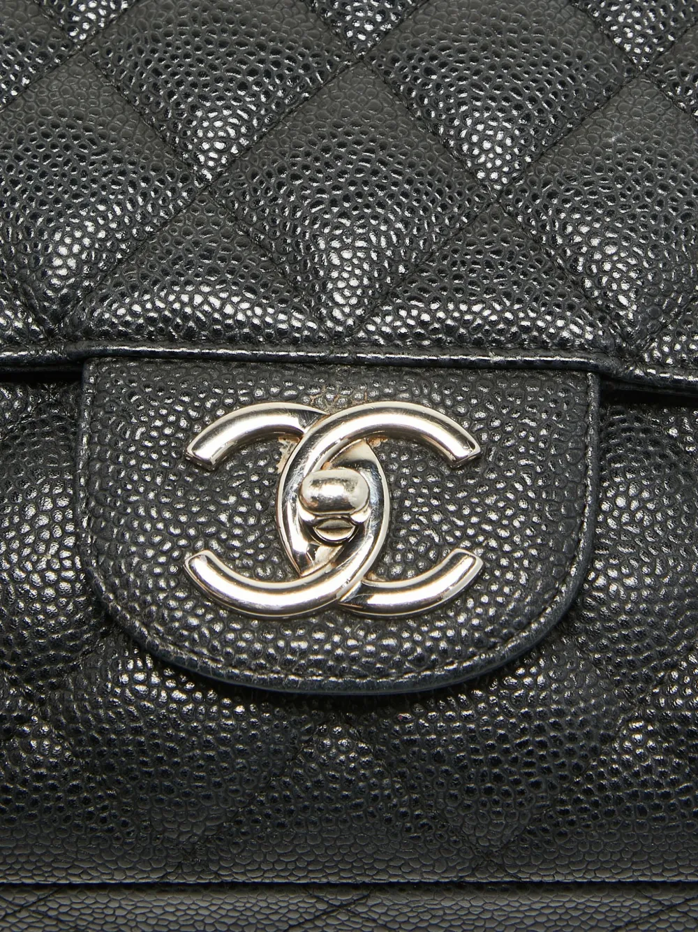 Pre-owned Chanel Maxi Classic Caviar Double Flap Shoulder Bag