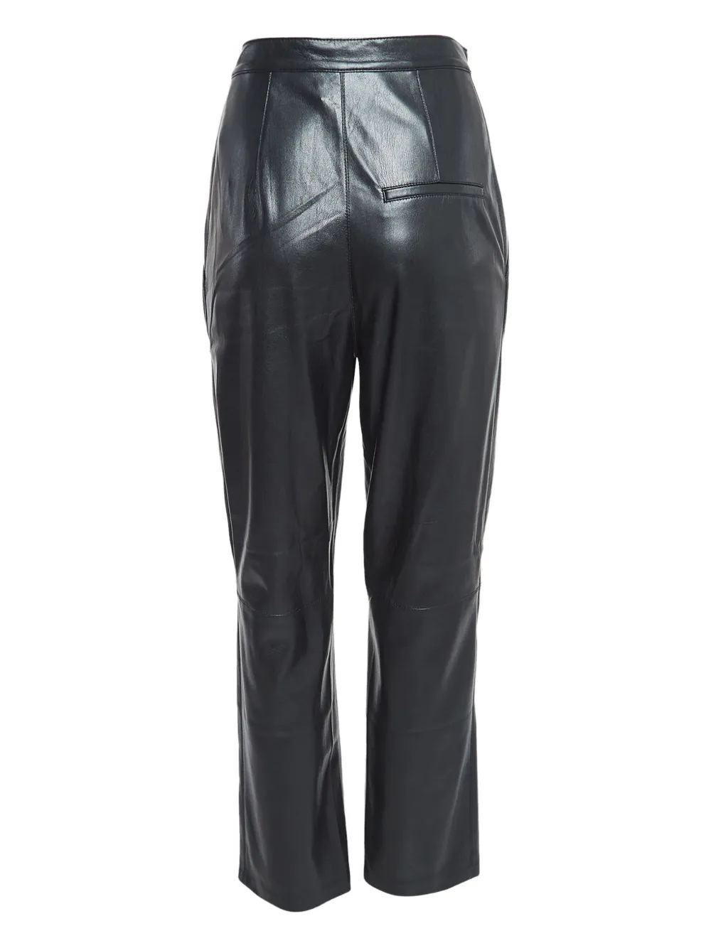 Nanushka pleated faux-leather trousers | Image 2