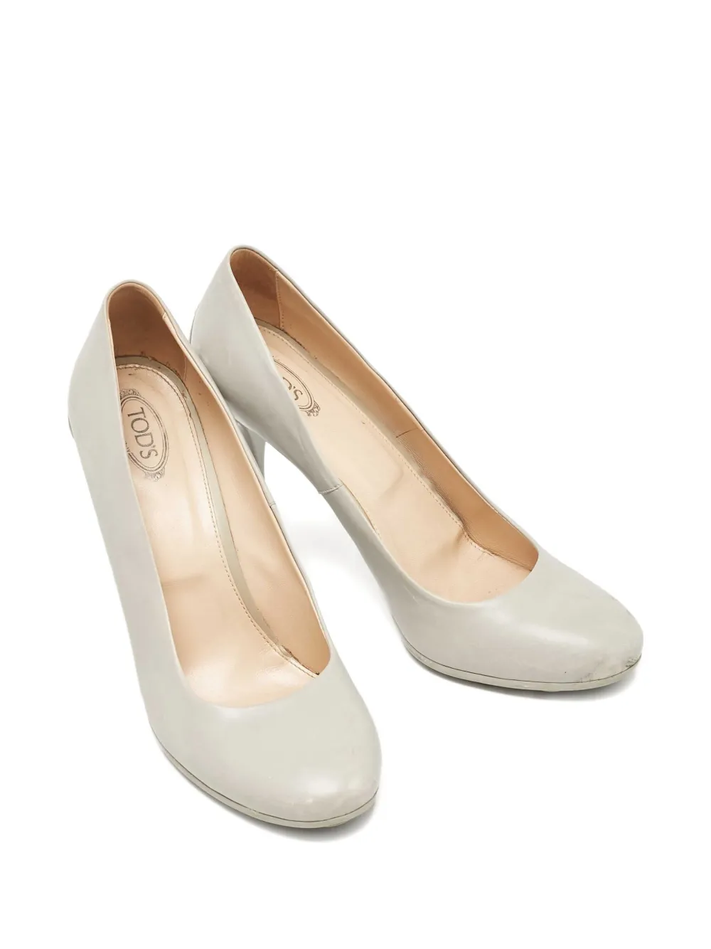 Tod's Vintage Pumps met studs en hak - Grijs